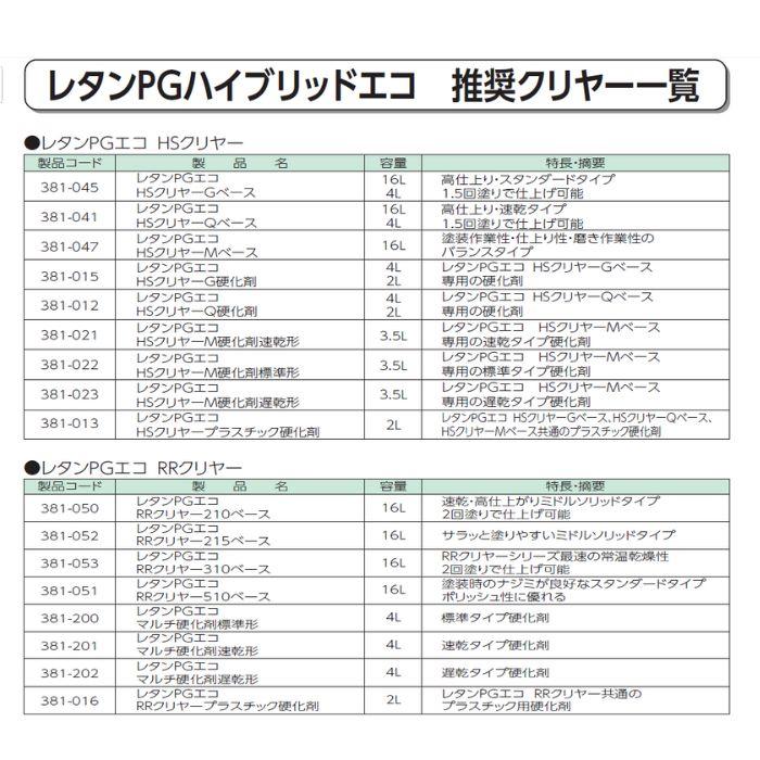 関西ペイント レタンPGハイブリッドエコ 208 サンM コンク極粗目