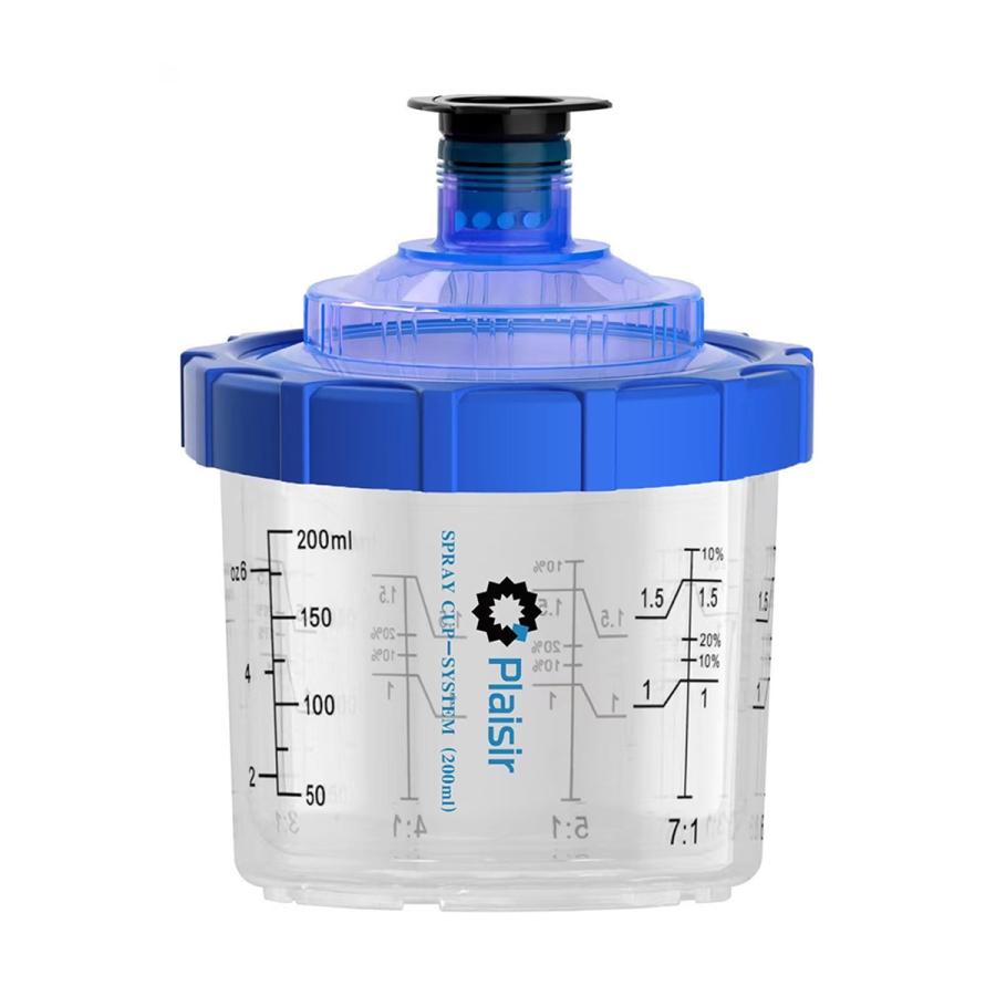 自動車塗装スプレーガンカップPlaisir PSS3.0 200ml PPS塗料 PLAISIR スプレーカップシステム PSS3.0 200ml プレジール 使い捨て