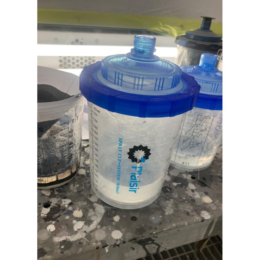 自動車塗装スプレーガンカップPlaisir PSS3.0 850ml PPS塗料 PLAISIR スプレーカップシステム PSS3.0 850ml プレジール 使い捨て