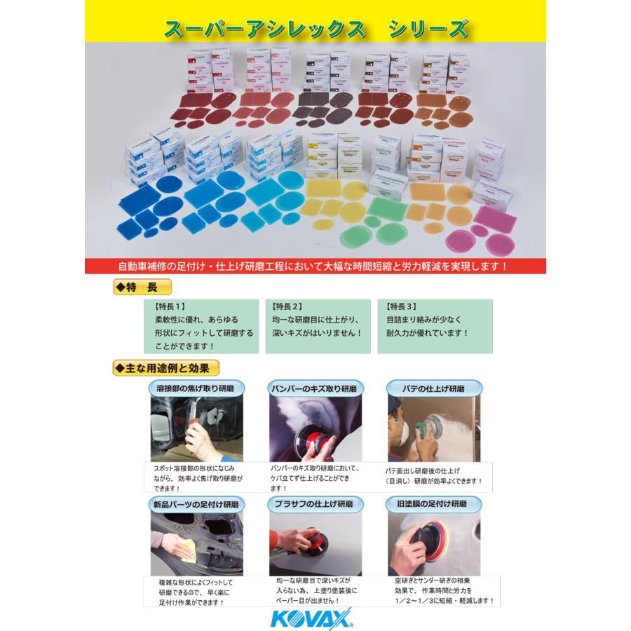小分け コバックス スーパーアシレックス スカイ シート 粗目 K-360 5