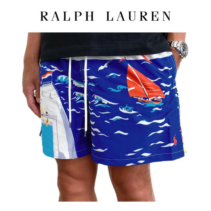 ポロ ラルフローレン 水着 スイムウェア クルーズ柄 Polo Ralph Lauren メンズ Mens ブルーマルチ 01rl 11 48 Colorwardrobe 通販 Yahoo ショッピング