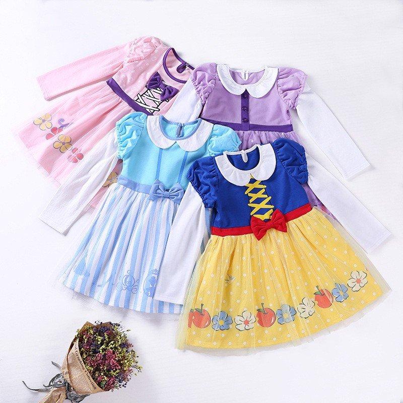 子供用ドレス 白雪姫 ドレス 眠り姫仮装 シンデレラ キッズ コスチューム 女の子 プリンセスドレス 長袖 衣装 子供 コスプレ プリンセス クリスマス ワンピー Colorway 通販 Yahoo ショッピング
