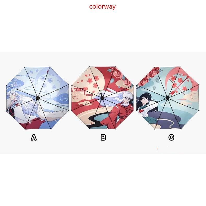 犬夜叉 殺生丸 日暮かごめ 大人気 キャラクターグッズ アニメ 折りたたみ傘 晴雨両用 mxk Colorway 通販 Yahoo ショッピング