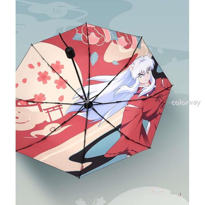 犬夜叉 殺生丸 日暮かごめ 大人気 キャラクターグッズ アニメ 折りたたみ傘 晴雨両用 mxk Colorway 通販 Yahoo ショッピング