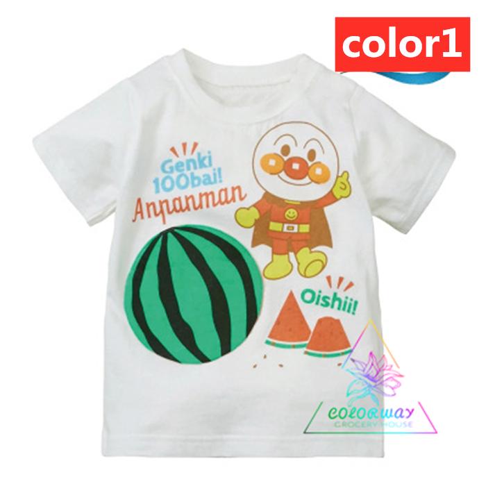 アンパンマン半袖ｔシャツ90cm 130cm 韓国子供服 春夏 国内配送