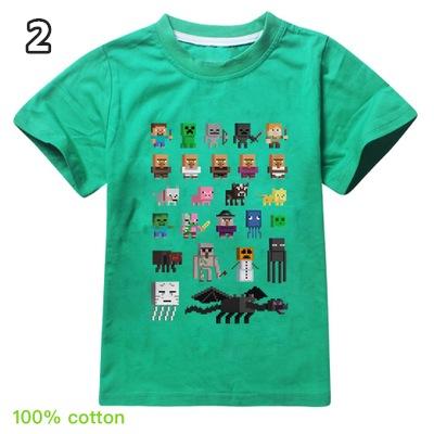 Minecraft マインクラフト トラスト キャラクター プリント ｔシャツ マイクラゲームキャラクターグッズ 子供