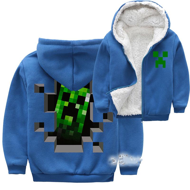 パーカーマインクラフト Minecraft クリーパー トップス アウター 子供服 裏起毛 秋冬 厚手 キッズ ジュニア 1cm 130cm 140cm 150cm 160cm Cw A863 Colorway 通販 Yahoo ショッピング