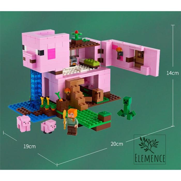 幸せなふたりに贈る結婚祝い マインクラフト レゴ 豚の部屋 おもちゃ ブロック 互換 Cisama Sc Gov Br