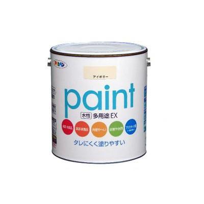 アサヒペン 水性多用途EX 黒 (全20色) [0.7L] 水性アクリル樹脂塗料