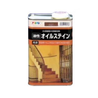 アサヒペン 油性オイルステイン チーク (全6色) [1L] 合成樹脂木部着色剤｜colour-harmony