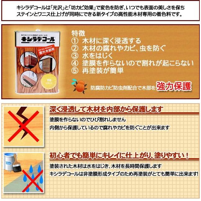 【送料無料】 ☆期間限定☆ベロ付き（塗料缶の注ぎ口用具） キシラデコール 103チーク [16L] XyLadecor 大阪ガスケミカル｜colour-harmony｜02