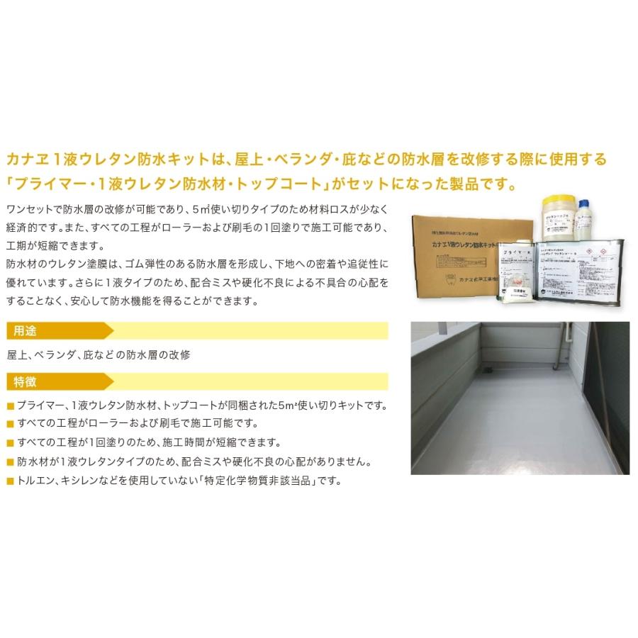 送料無料 施工手順書付き カナエ 1液ウレタン防水キット ウレタン防水 ベランダ バルコニー Frp防水 雨漏れ Kanae Urethankit カラーハーモニーyahoo ショップ 通販 Yahoo ショッピング