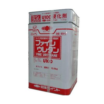 送料無料】 ニッペ ファインウレタンU100 (弾性硬化剤) ホワイト（ND 日本ペイントファインウレタンU100硬化剤