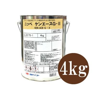 ニッペ ケンエースG-2 つや消し ブラック [4kg] 日本ペイント : カラー 
