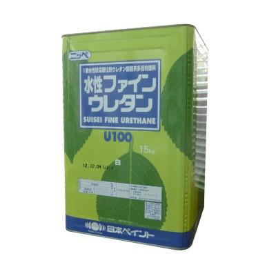 【送料無料】 ニッペ 水性ファインウレタンU100 シャニングリーン [15kg] 日本ペイント
