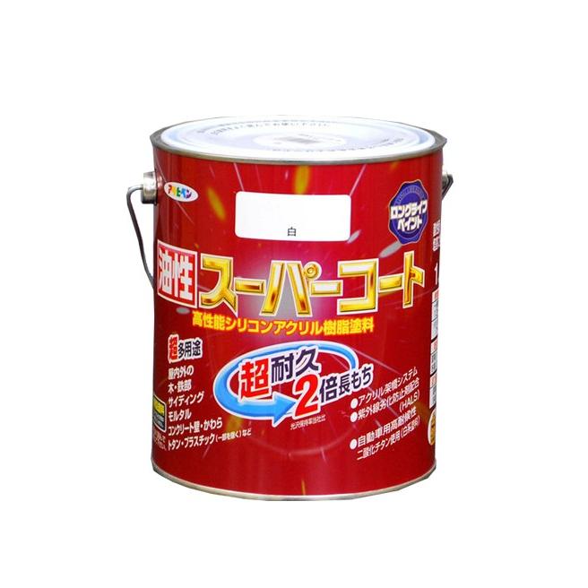 アサヒペン 油性スーパーコート 1 6l シリコンアクリル樹脂塗料 鉄 木製品 セメント瓦 モルタル Frp 硬質塩ビ 色の選択が2つに分かれています Supercoaty 1600 カラーハーモニーyahoo ショップ 通販 Yahoo ショッピング