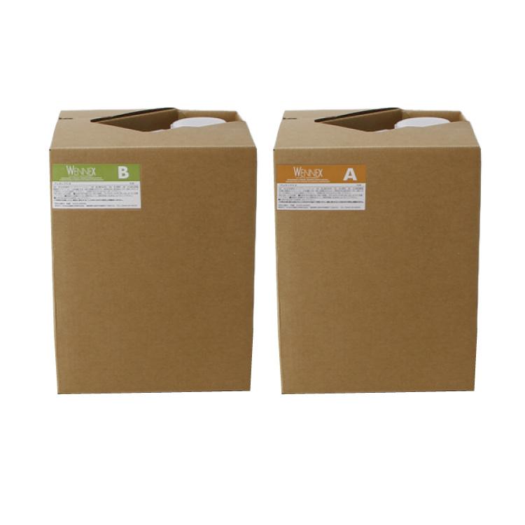 石鹸塗料 WENNEX ヴェネックス [A・B 10Lセット] 無垢の木用 自然派塗料 ソープフィニッシュ soap-finish 石けん塗料