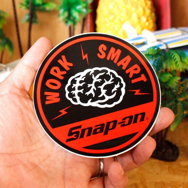 ステッカー 車 かっこいい スナップオン 丸型 Work Smart 縦11 2 横11 2cm Snap On シール デカール アメリカ雑貨 アメリカン雑貨 A アメリカン雑貨colour Yahoo 店 通販 Yahoo ショッピング