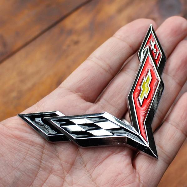3D エンブレムステッカー 「コルベット」 シボレー カーアクセサリー 立体ステッカー クルマ アメリカ雑貨 アメリカン雑貨 | ブランド登録なし | 01