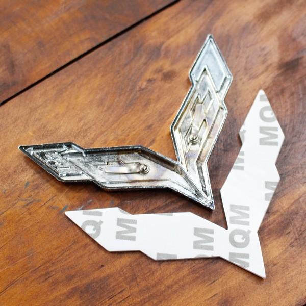 3D エンブレムステッカー 「コルベット」 シボレー カーアクセサリー 立体ステッカー クルマ アメリカ雑貨 アメリカン雑貨 | ブランド登録なし | 02