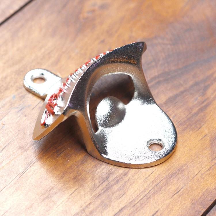 栓抜き 壁面 メタルウォールマウント ボトルオープナー バドワイザー