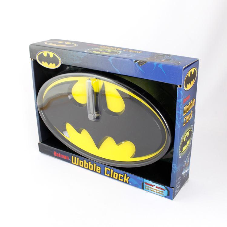 壁掛け 時計 ウォールクロック バットマン DCコミック BATMAN 振り子