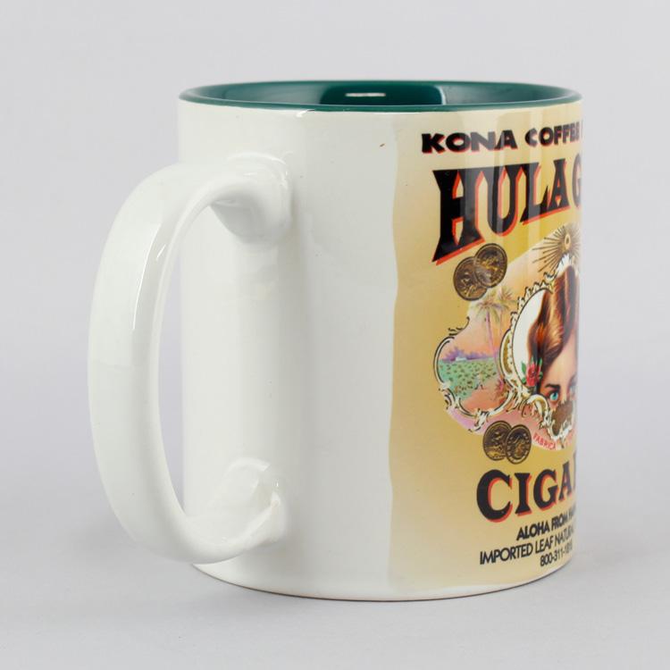 陶器製 マグカップ フラガール・コーヒー （グリーン） ハワイ お土産 ハワイアン雑貨 アメリカン雑貨 HULA GIRL COF |  | 03