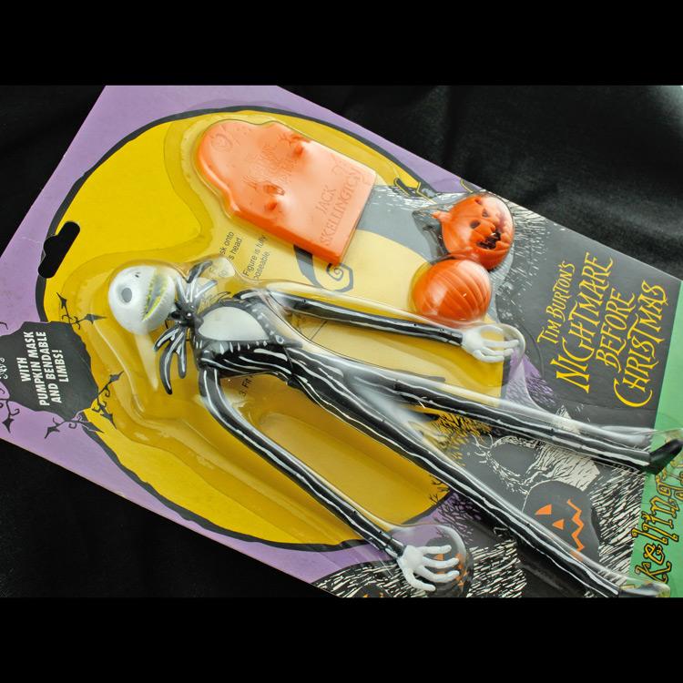 ナイトメア・ビフォア・クリスマス ジャック・スケリントン ベンダブルフィギュア ハロウィーン  ティム・バートン アメリカン雑貨 | ブランド登録なし | 01