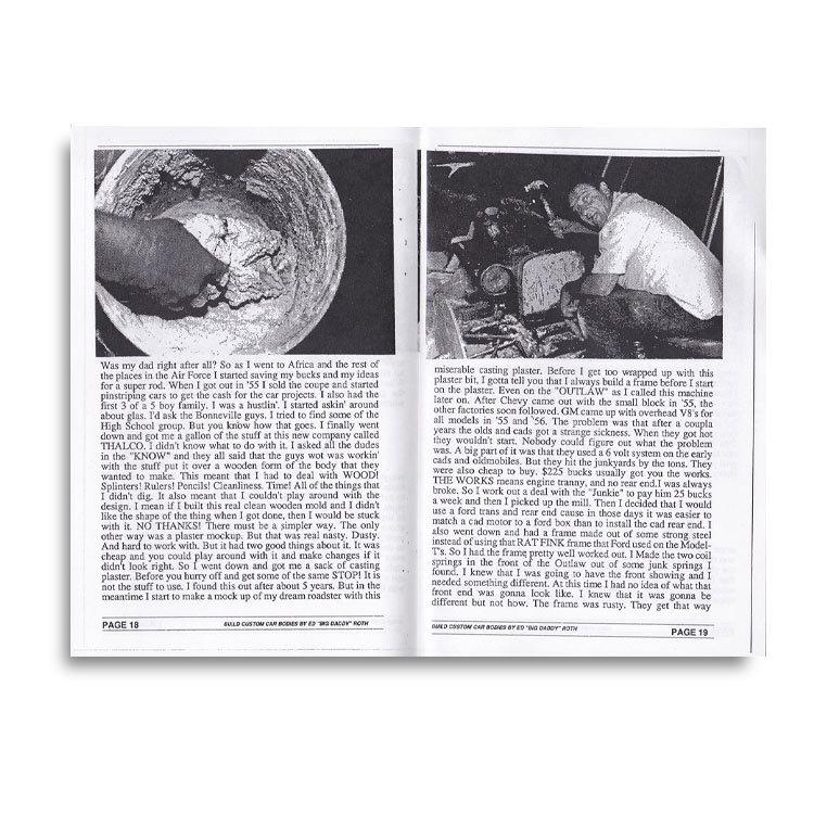 本 ED ROTH BOOK ”HOW TO BUILD CUSTOM CAR BODIES” カスタムカーボディの作り方 エドロ ...