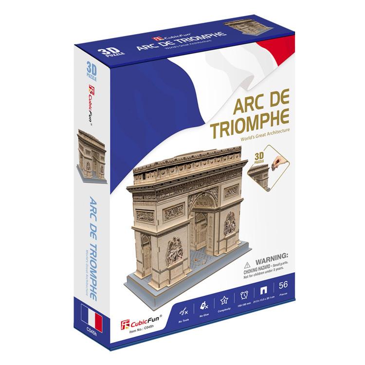 3dパズル Cubic Fun エトワール凱旋門 完成サイズ H 1 W21 5 D13 5cm 紙 Epsポリスチレン製 56ピース C045h 立体パズル 建物 プレゼント ギフト インテリア アメリカン雑貨colour Yahoo 店 通販 Yahoo ショッピング