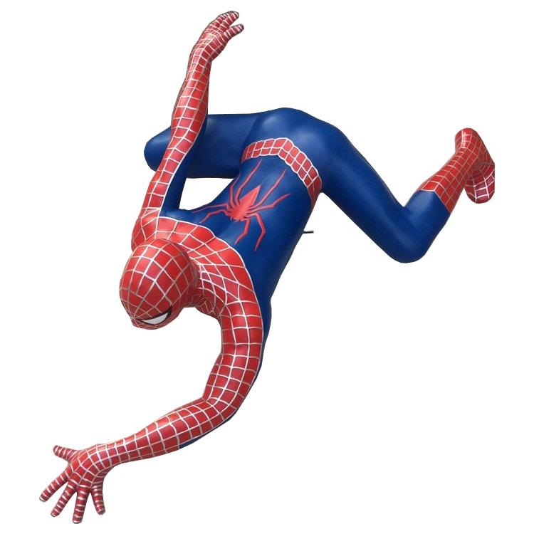 等身大フィギュア スパイダーマン クライム 壁面用 161cm FRP製 等身大フィギュア スパイダーマン クライム 壁面用 161cm FRP製