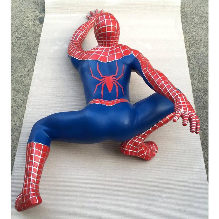 等身大フィギュア スパイダーマン クライム 壁面用 161cm FRP製 SPIDERMAN アメキャラ アメリカ雑貨｜colour｜02