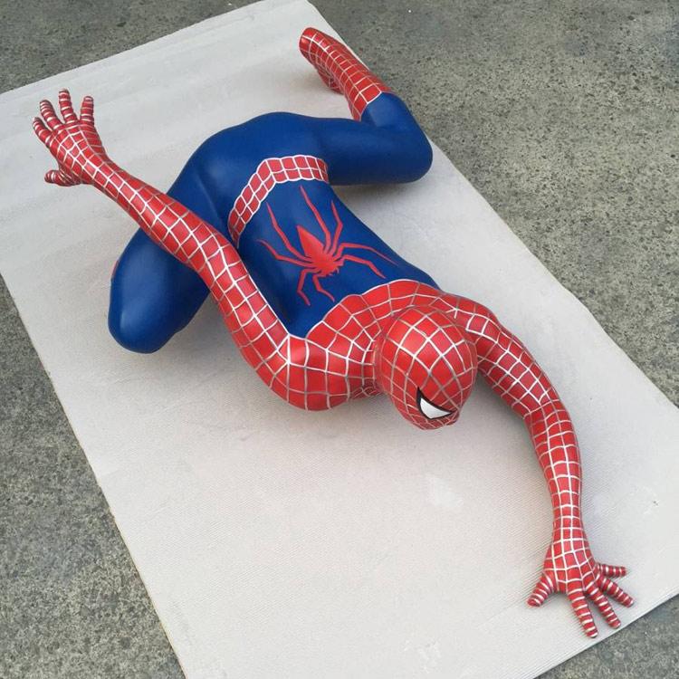 等身大フィギュア スパイダーマン クライム 壁面用 161cm FRP製 等身大フィギュア スパイダーマン クライム 壁面用 161cm FRP製