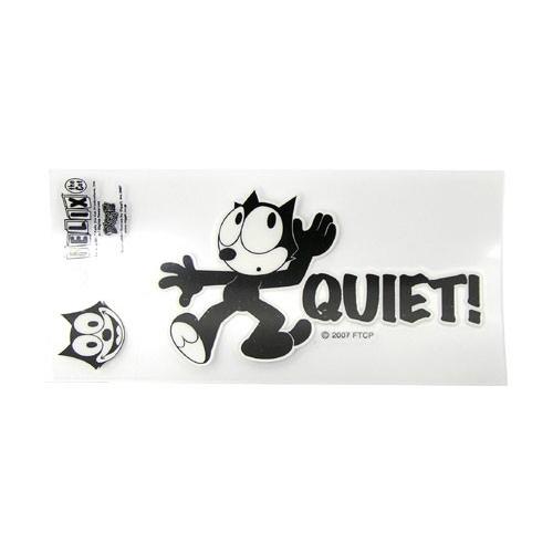 Felix フィリックス ダイカットデコステッカー Quiet Am アメリカン雑貨colour Yahoo 店 通販 Yahoo ショッピング