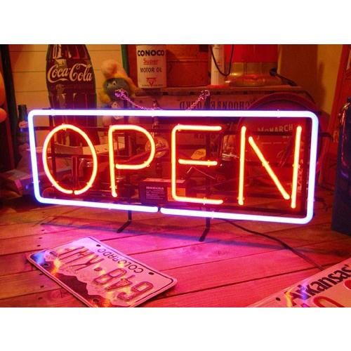 ネオンサイン OPEN （L ） ネオン管 照明 店舗装飾 インテリア 
