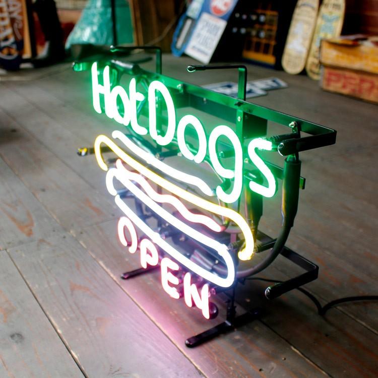 アメリカンネオンサイン HOT DOG (ホットドッグ )H370×W505mm アメリカンネオンサイン HOT DOG (ホットドッグ )H370×W505mm