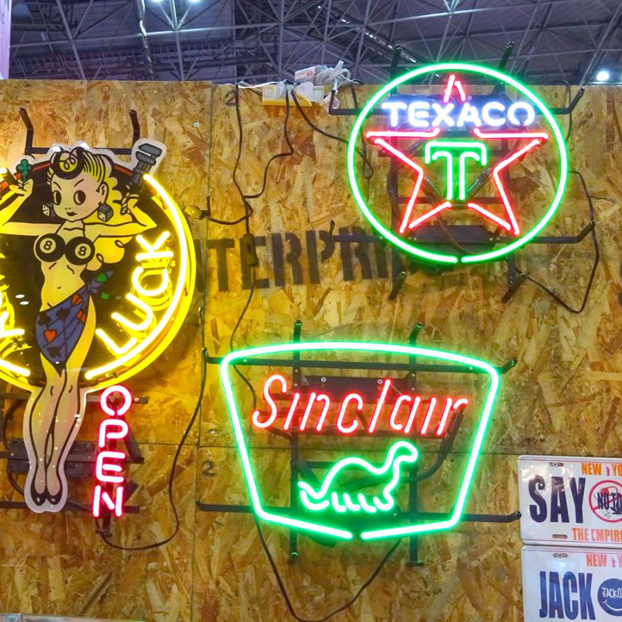 アメリカンネオンサイン シンクレア SINCLAIR H38×W50cm 店舗装飾