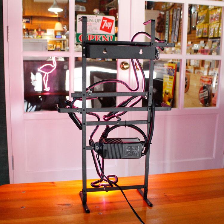 アメリカンネオンサイン PINK FLAMINGO 縦55×横34cm フラミンゴ ガレージ インテリア ネオン管 電飾 店舗装飾 | ブランド登録なし | 03