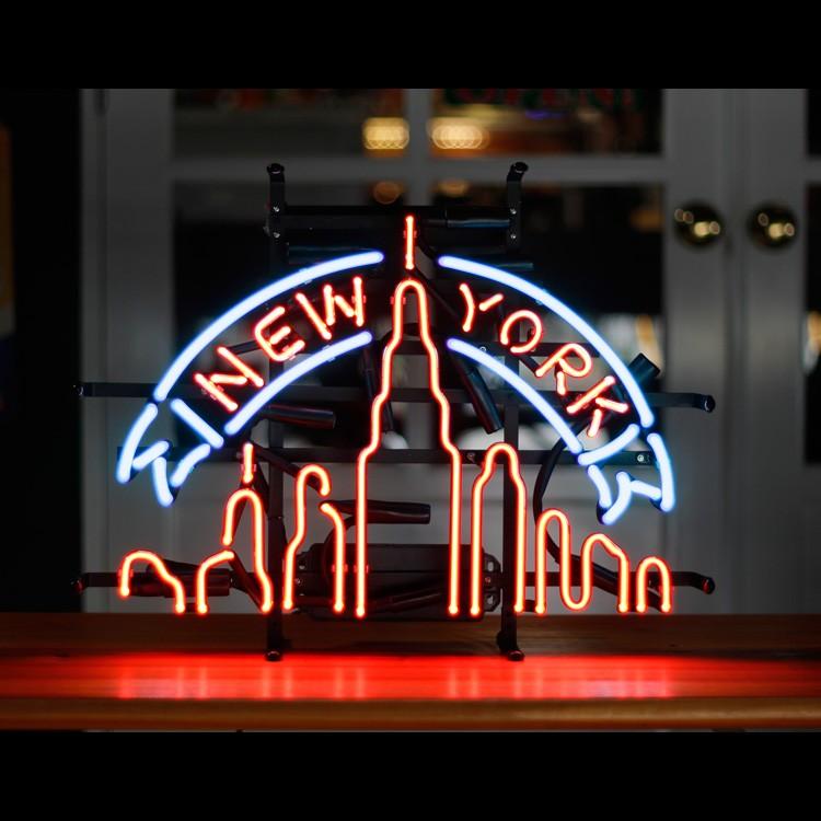 アメリカンネオンサイン NEW YORK ニューヨーク摩天楼 高さ40×幅