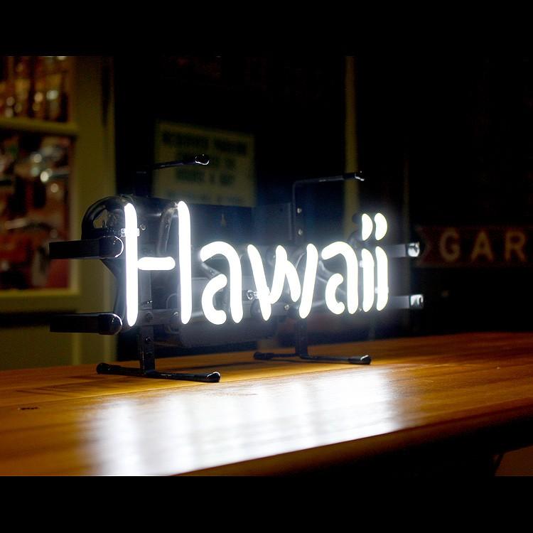 アメリカンネオンサイン HAWAII ハワイ 文字デザイン 縦17×横39cm ハワイアン インテリア ネオン管 ガレージ 店舗装 | ブランド登録なし | 02