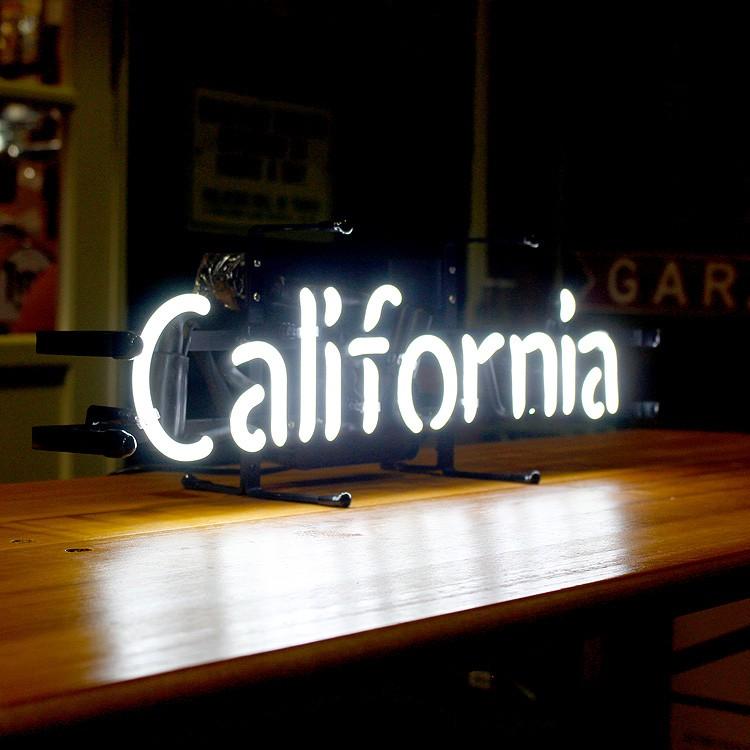 アメリカンネオンサイン CALIFORNIA カリフォルニア 文字デザイン 縦17×横53cm 西海岸 インテリア ガレージ ネオ | ブランド登録なし | 03