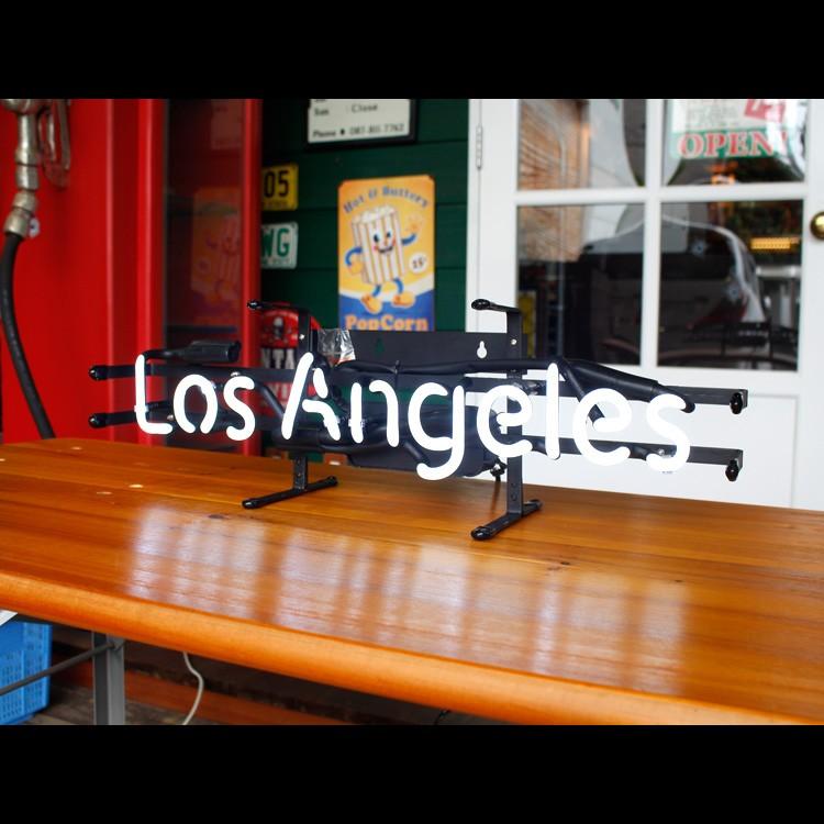 アメリカンネオンサイン Los Angels ロサンゼルス 文字デザイン 縦17×横56cm バー ガレージ 西海岸 インテリア | ブランド登録なし | 05