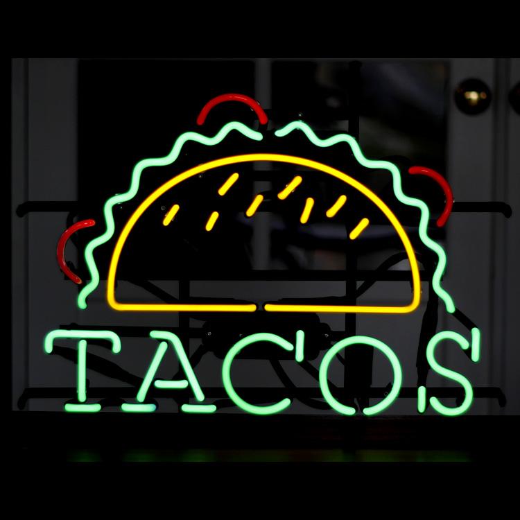 アメリカンネオンサイン TACOS タコス 縦45×横58cm 店舗装飾 インテリア レストラン メキシカン アメリカ雑貨 | ブランド登録なし | 05