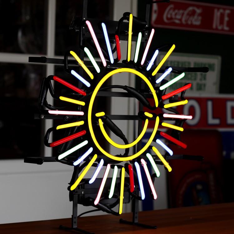 アメリカンネオンサイン SUN サン 縦56×横51cm 店舗装飾 インテリア レストラン メキシカン アメリカ雑貨 | ブランド登録なし | 01