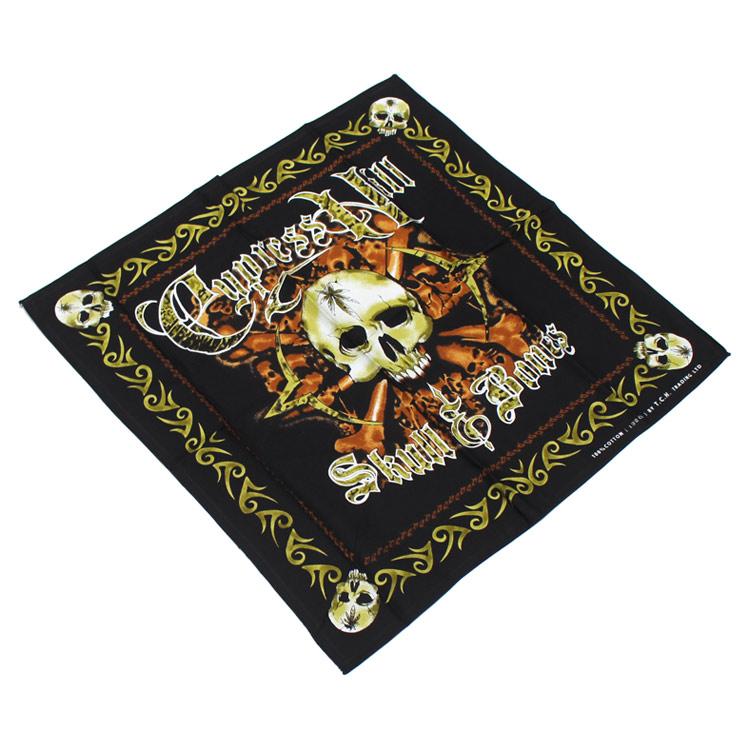 バンダナ ドクロ 大判 ロックバンダナ Cypress Hill サイプレス・ヒル
