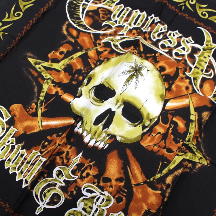 バンダナ ドクロ 大判 ロックバンダナ Cypress Hill サイプレス・ヒル