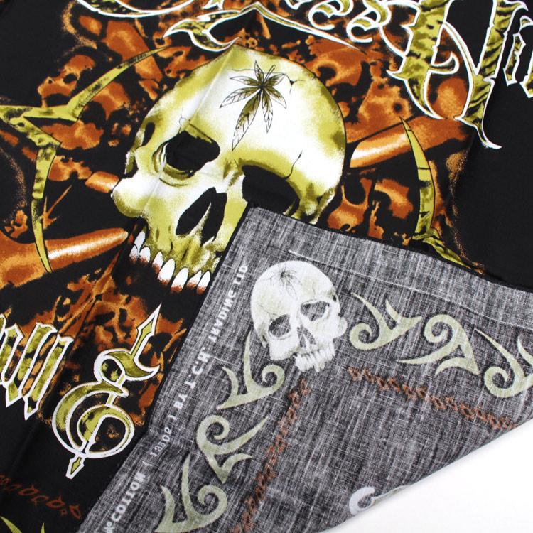 バンダナ ドクロ 大判 ロックバンダナ Cypress Hill サイプレス・ヒル