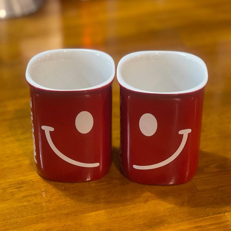 スマイリーフェイス グラスとマグカップセット 20191102_5001.jpg