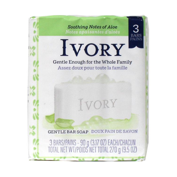 IVORY（アイボリー） 固形石鹸 ボディソープ 石鹸3個パック アロエ 90g