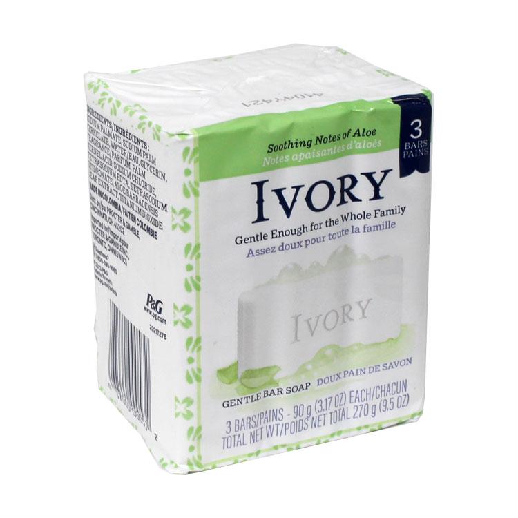 IVORY（アイボリー） 固形石鹸 ボディソープ 石鹸3個パック アロエ 90g